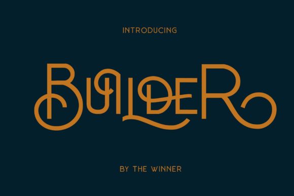 Builder: A Premium Display Font for Bold Branding