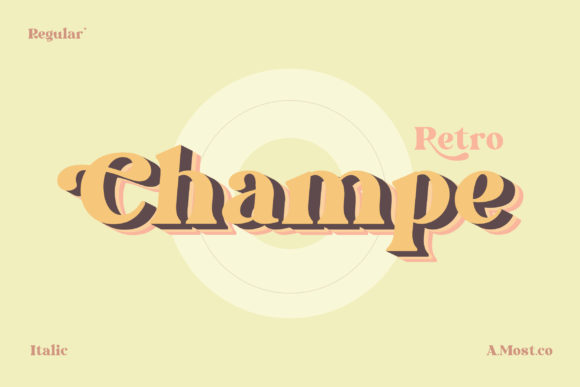 Champe: A Retro-Styled Display Font for Editorial Design