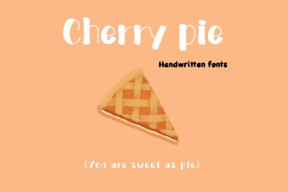 Cherry Pie: A Modern Display Font for Bold Branding