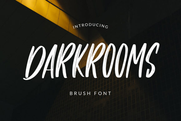 Darkrooms: A Bold Urban Styled Display Font for Web Design