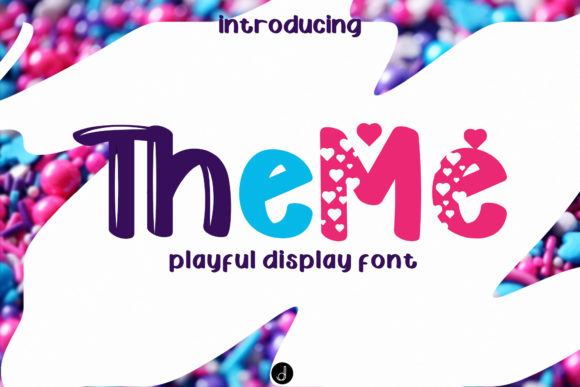 Discover The Me: A Charming Display Font for Editorial Design