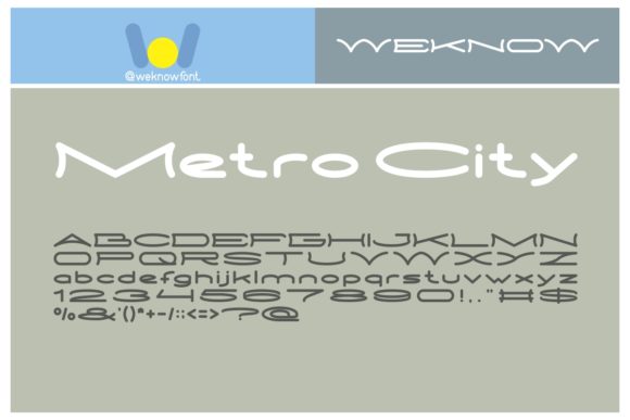 Enhance Your Brand with Metro City: A Versatile Display Font