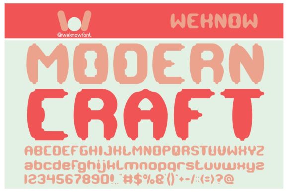 Enhance Your Brand with Modern Craft, a Bold Display Font