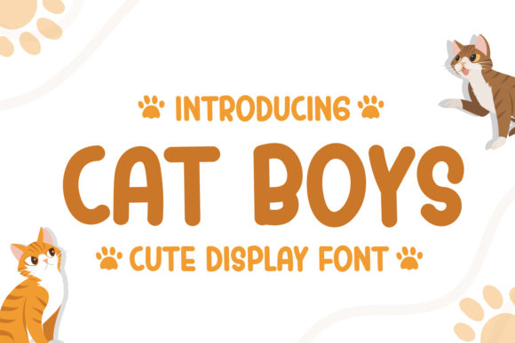 Enhance Your Web Design with Cat Boys, a Friendly Display Font