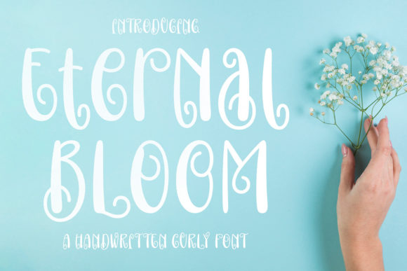 Eternal Bloom: A Quirky and Chic Display Font for Editorial Design
