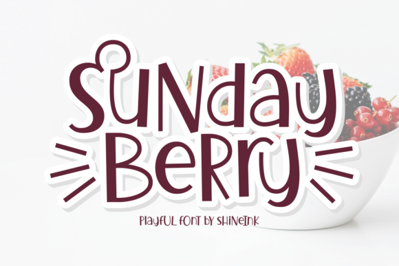 Exploring Sunday Berry: A Fresh Display Font