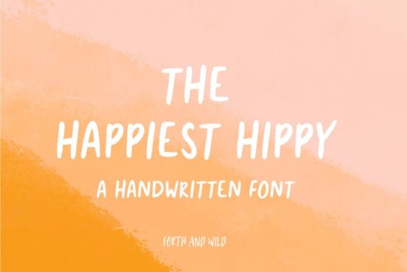 Exploring The Happiest Hippy: A Joyful Display Font