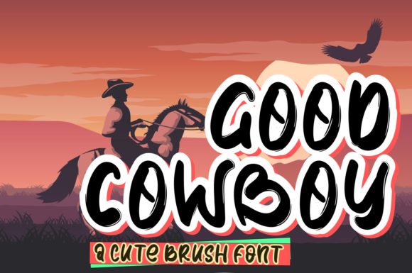 Good Cowboy: A Youthful Display Font for Creative Projects