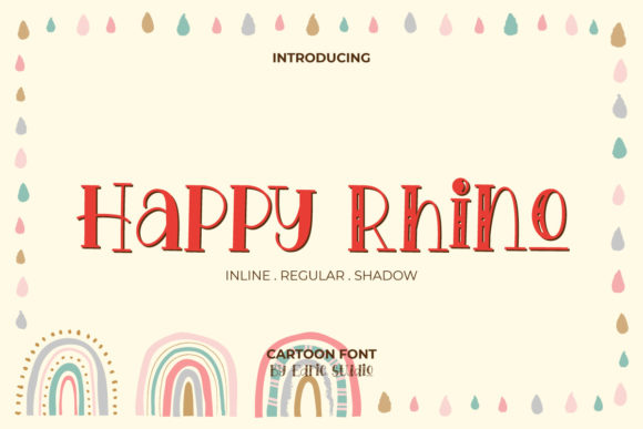 Happy Rhino: A Playful and Chic Display Font for Marketers