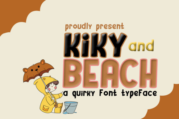 Introducing Kiky and Beach: A Playful Display Font for Digital Design