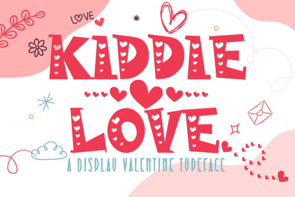 Kiddie Love: A Charming Display Font for Editorial Design
