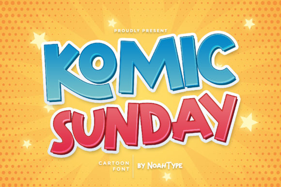 Komic Sunday: A Playful Display Font for Web Design