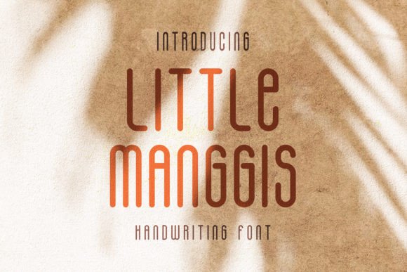 Little Manggis: A Retro Display Font for Crafters