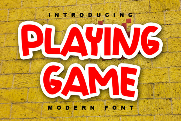 Playing Game: A Bold and Friendly Display Font for Web Design