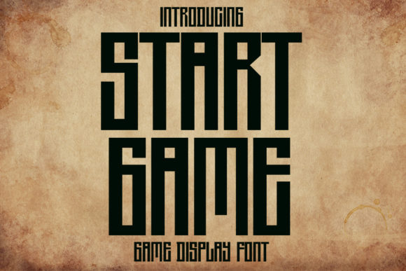 Start Game: A Premium Display Font for Bold Visuals