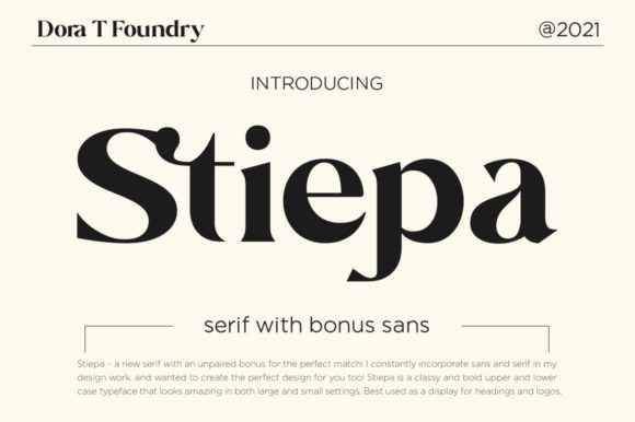 Stiepa: A Bold and Classy Typeface for Eye-Catching Campaigns