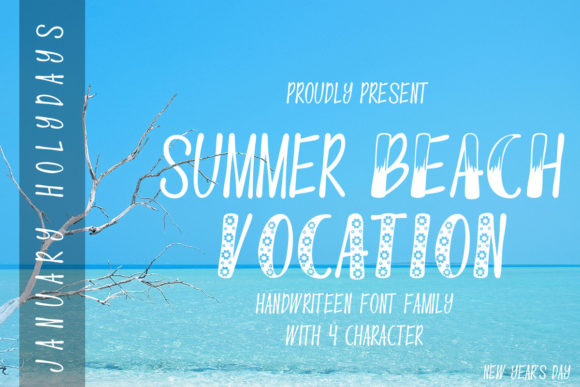 Summer Beach Vocation: A Perfect Font for Editorial Design