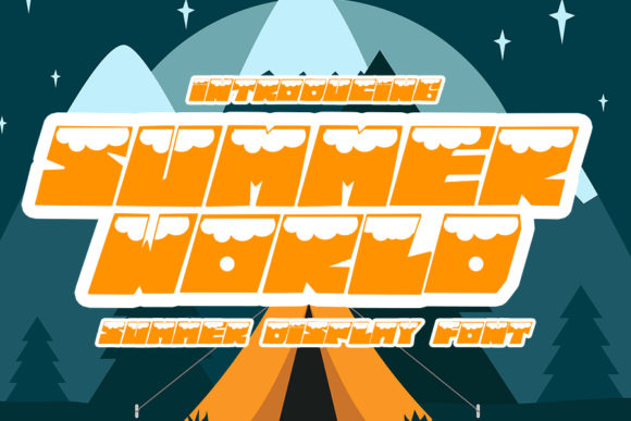 Summer World: A Display Font for Eye-Catching Branding