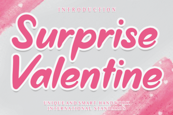 Surprise Valentine: A Charming Display Font for Editorial Design
