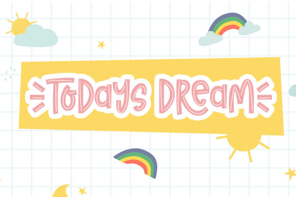 Todays Dream: A Chic and Crafty Display Font for Editorial Design